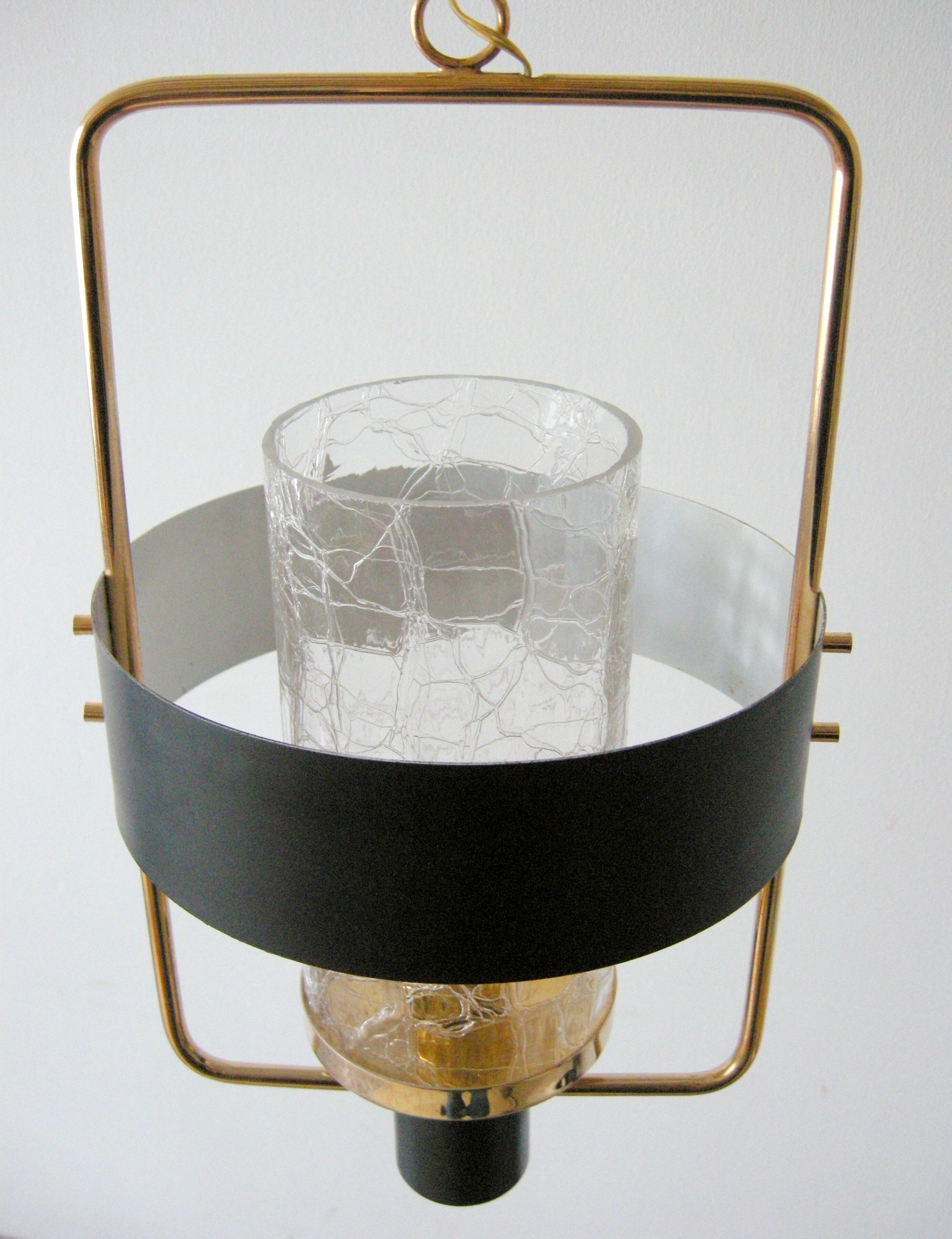 Hanging lamp arlus vintage 1950