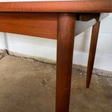 Scandinavian table in teak and rosewood vintage 60s
