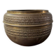 70s brass flowerpot
