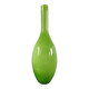 Grand vase bouteille géant en verre doublé vert pomme (66 cm)