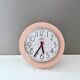 Meister Anker Wall Clock, 90s, Vintage Clock, Pastel Pink