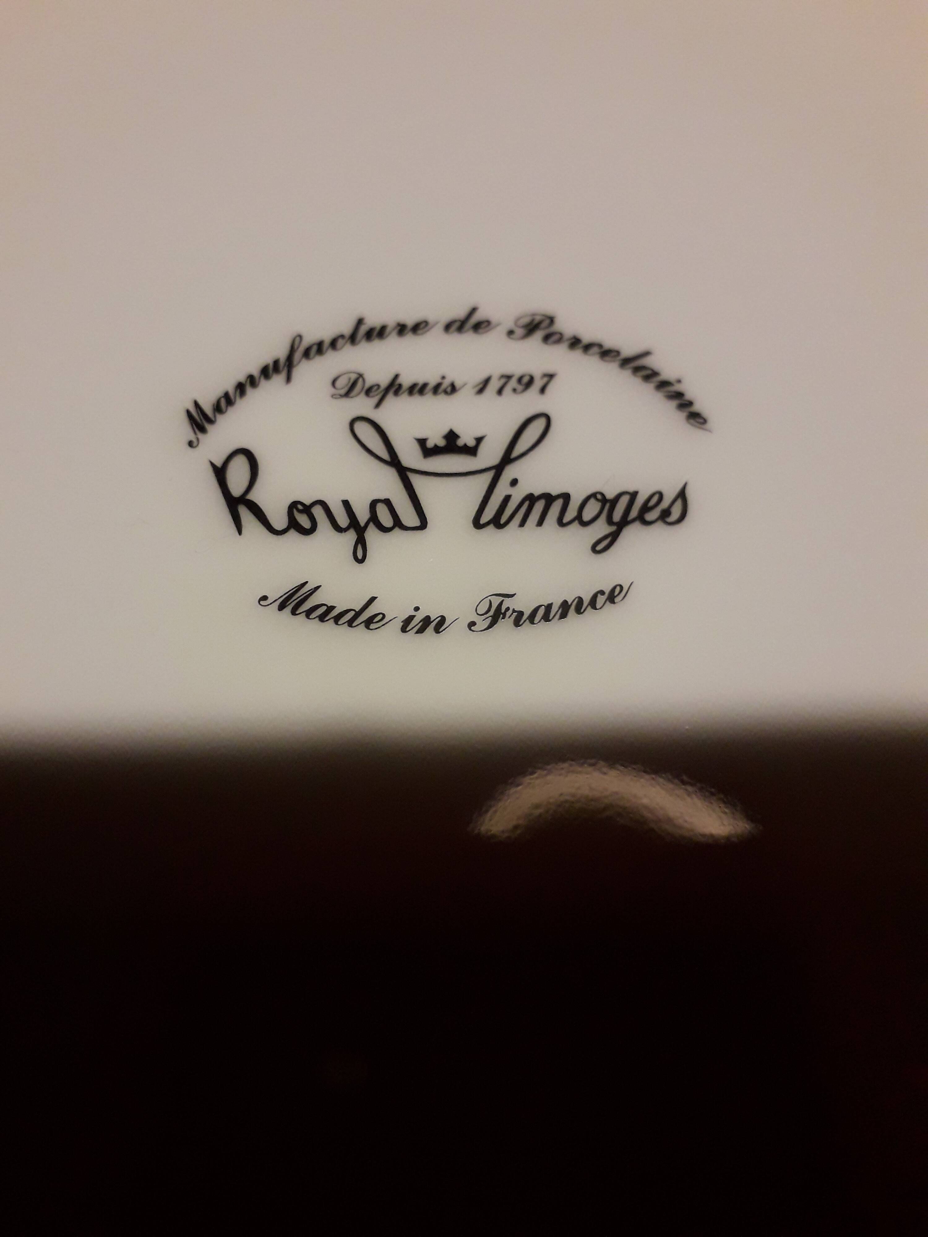"Paradis" Assiette Royal Limoges France