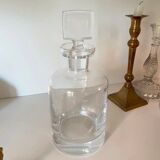 Glass decanter, square cap