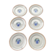 6 dessert plates, model 1930, boch la louvière