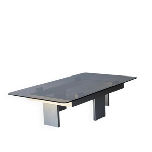 Grande table basse moderniste - aluminium