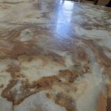 Table basse Louis XV en marbre