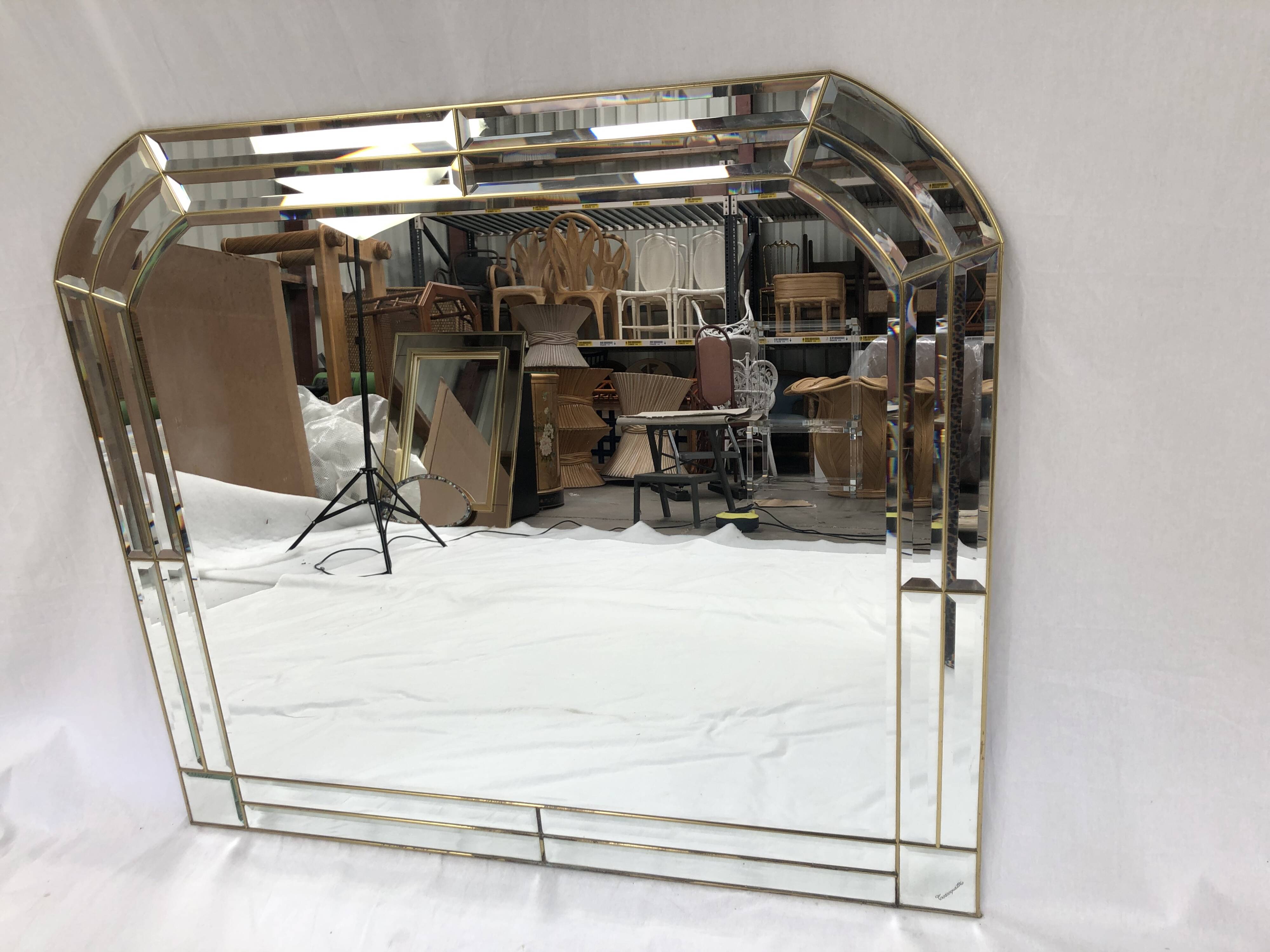 Mid-century Italian mirror by Toscoquattro
