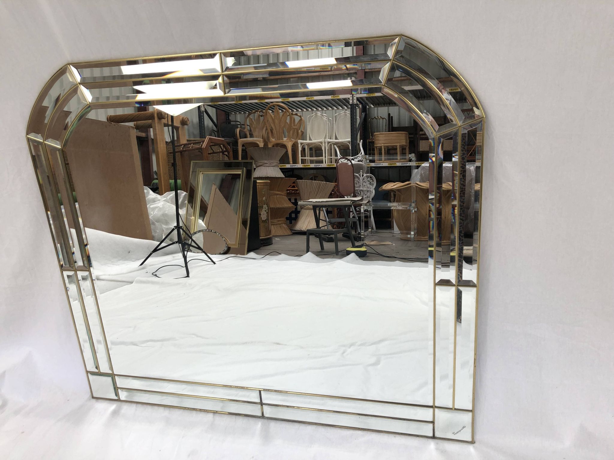 Mid-century Italian mirror by Toscoquattro