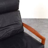 Mid-Century Teak Lounge Chairs by Illum Wikkelsø for Niels Eilersen, 1960s.