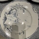 6 earthenware plates