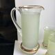 Green granita set consisting of a pitcher and 4 glasses in orangeade 50s