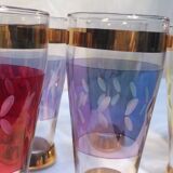 Service of 6 glasses with carafe