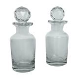 Lot de 2 flacons bouchons biseautés