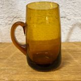 Amber Glass Sangria Cups