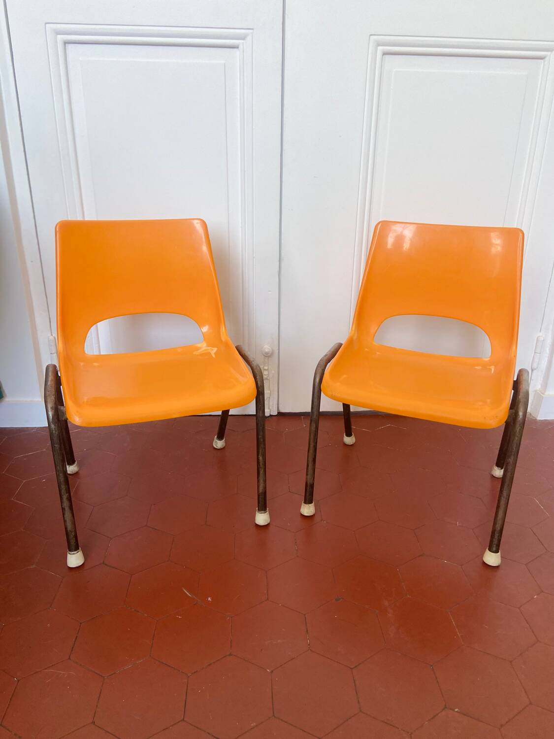 Paire de chaises pour enfant vintage