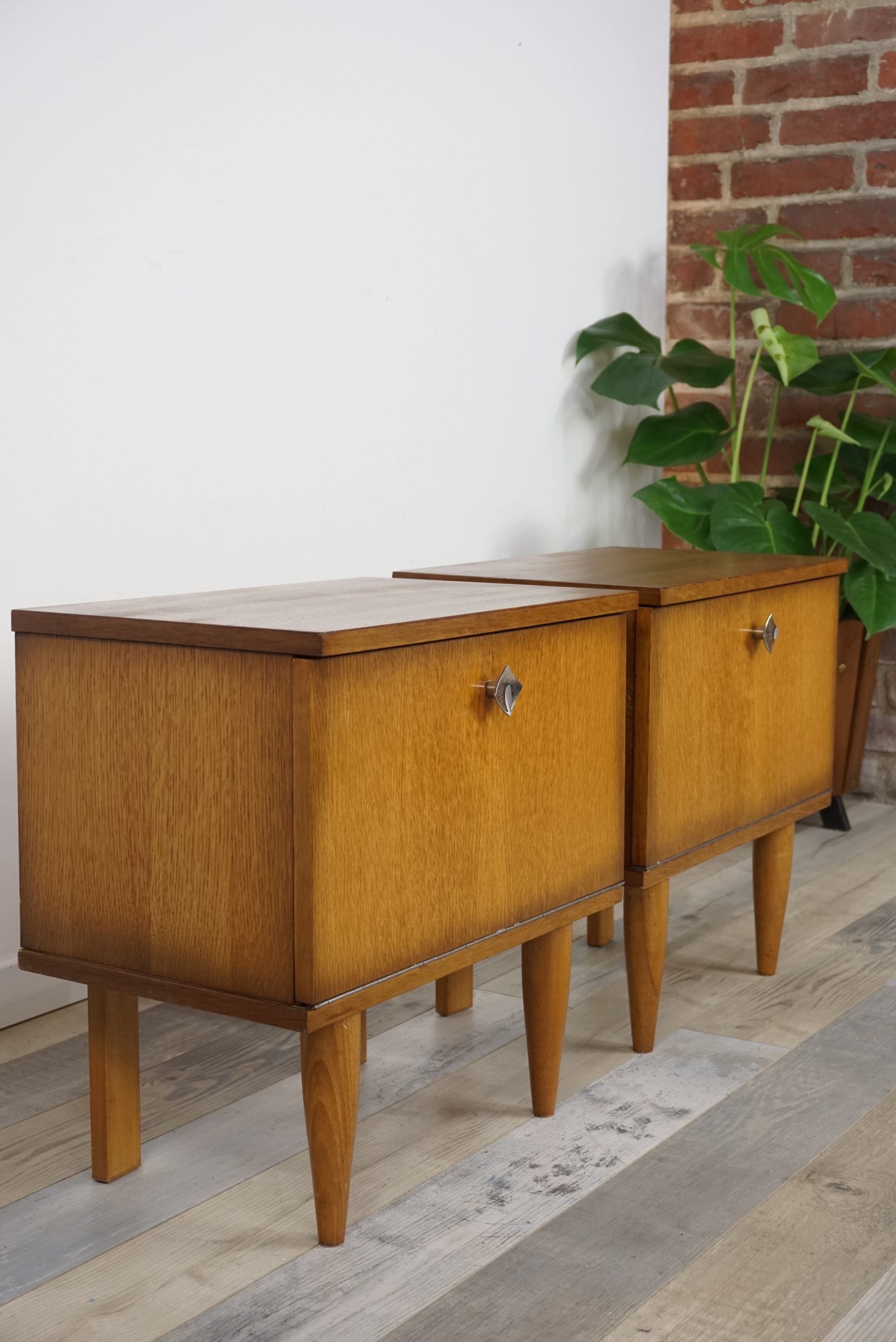 Pair of nightstands 50s