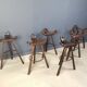 Tabourets de bar brutalistes du milieu du siècle - lot de 6, années 1960