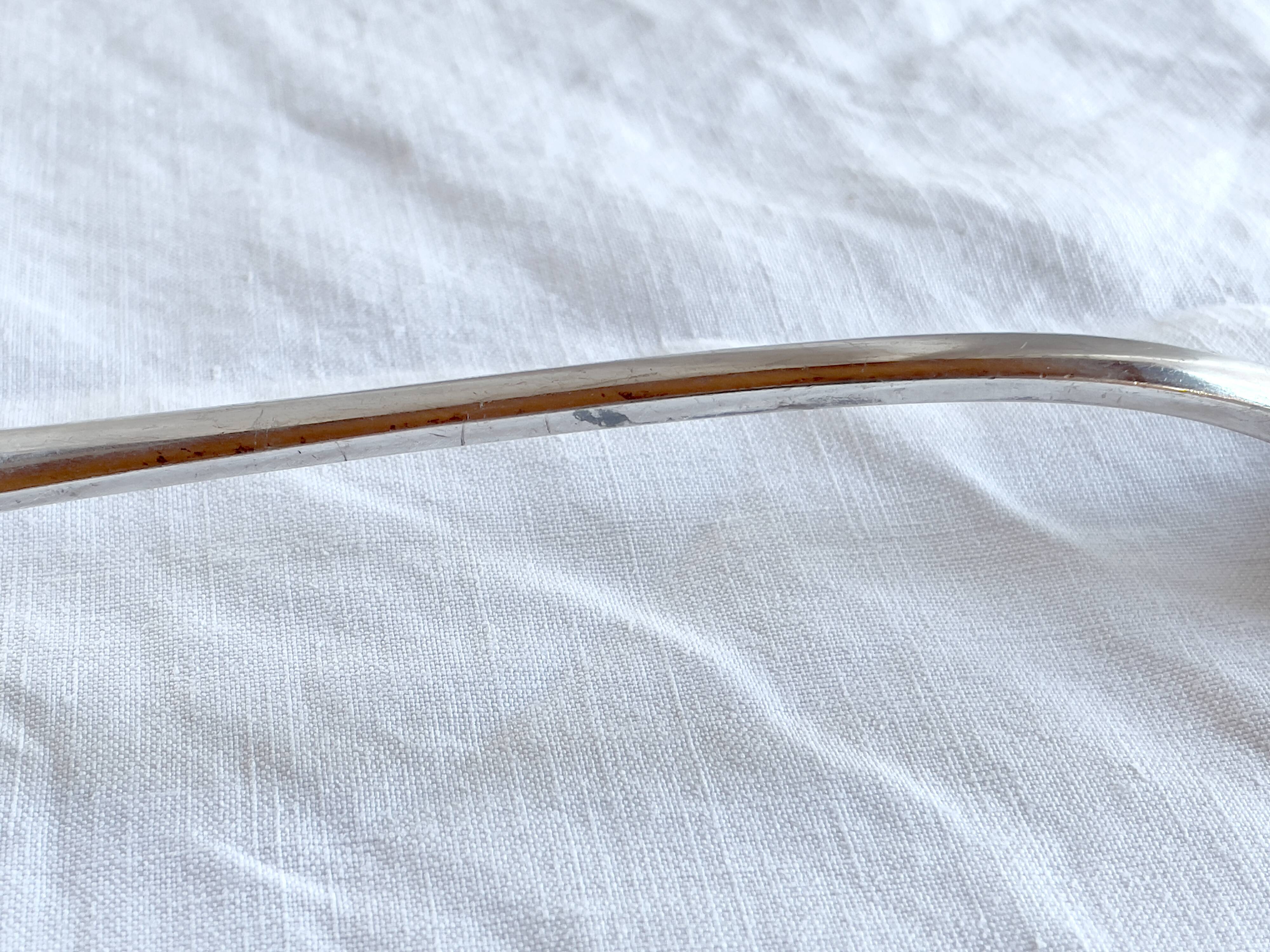 Warriss Sheffield eng 19th century large -32.5 cm- serving spoon