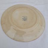Assiette creuse en faïence de Creil & Montereau service mignon Labrador diam 23 cm