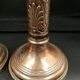 Couple of copper candlestick empire style