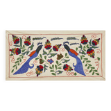 Vintage Turkish hand-knotted rug 46x90 cm