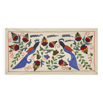 Vintage Turkish hand-knotted rug 46x90 cm