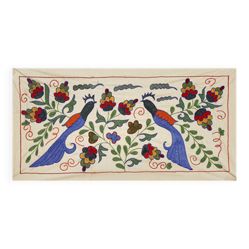Tapis turc vintage noué à la main 46x90 cm