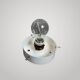 Mazzega Ceiling Lamp Sphere in Murano Glass Space Age 1970s