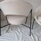 Pair of Saturn armchairs by Geneviève Dangles and Christian Defrance.
