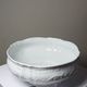 Vintage large salad bowl attributed to Bernardaud, Louvre model, Limoges porcelain.