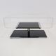 TV cabinet or coffee table - acrylic and Chrome - Michel Dumas - 70s