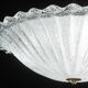Charming Italian Trasparent Murano Glass Ceiling Fixture, Murano, 1960