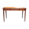 Wooden leather top desk