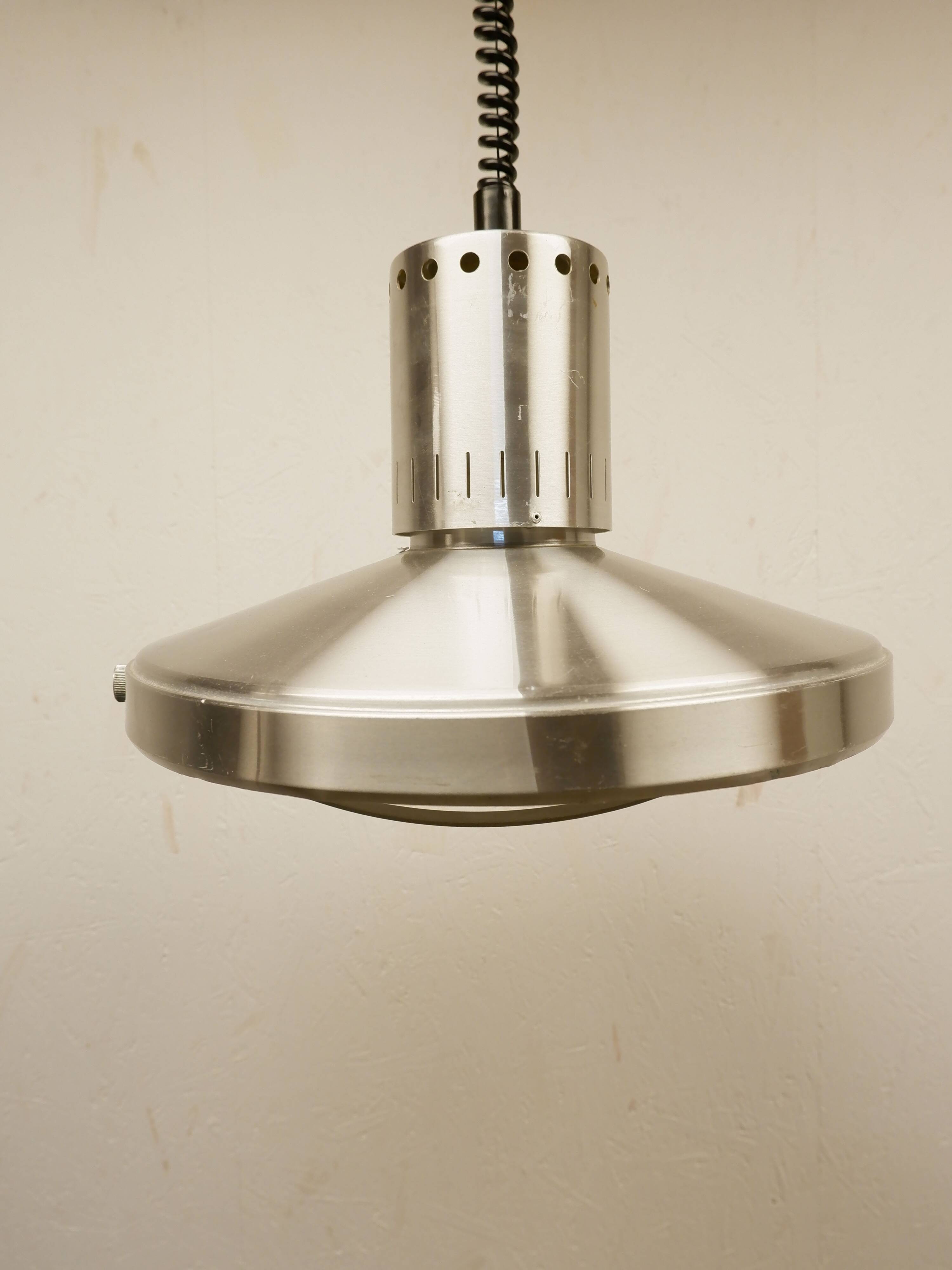 Vintage hanging lamp adjustable in height, 1970s