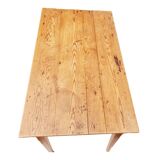 Rustic pine table / desk / spindle legs