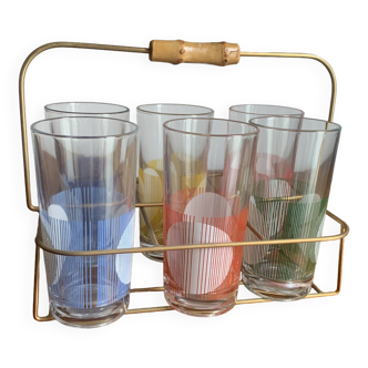 Set Of Six Glasses, 1960s