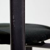 Postmodern style metal framed chair