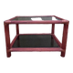 Table basse Maugrion bambou et verre fumé, pour Roche Bobois, années 80