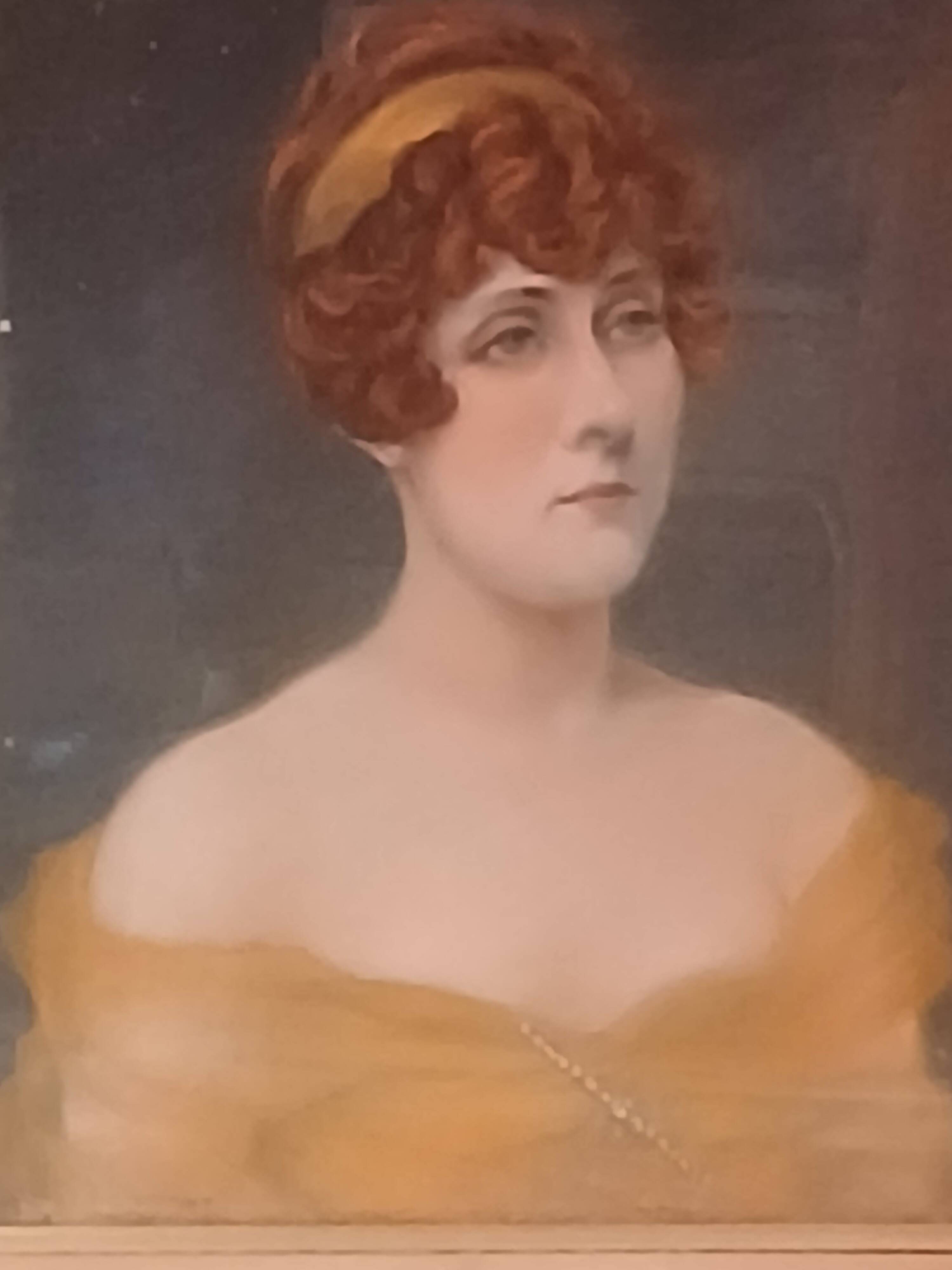 Portrait of a woman in the 18th century style