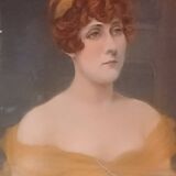 Portrait of a woman in the 18th century style