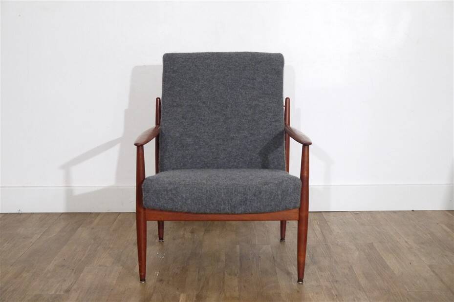Scandinavian teak armchair 1960