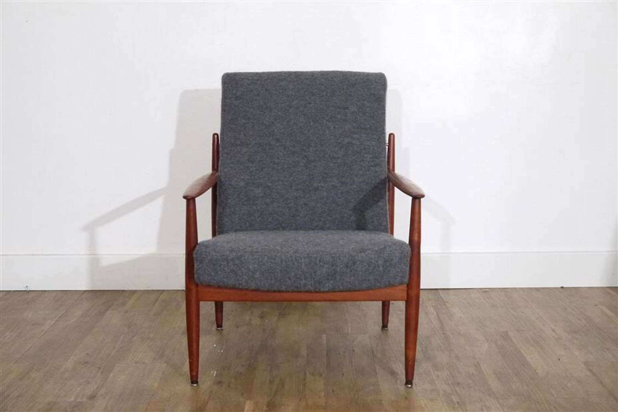 Fauteuil scandinave en teck 1960