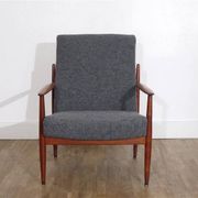 Fauteuil scandinave en teck 1960
