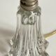 Art deco crystal star lamp base