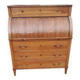 Louis XVI Walnut Cylinder Desk, 18th Century.