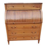 Louis XVI Walnut Cylinder Desk, 18th Century.