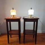 Pair of 1940/50 sofa end tables
