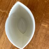 Vintage white porcelain vase AK Kaiser. It is signed Manfred Frey, 1960