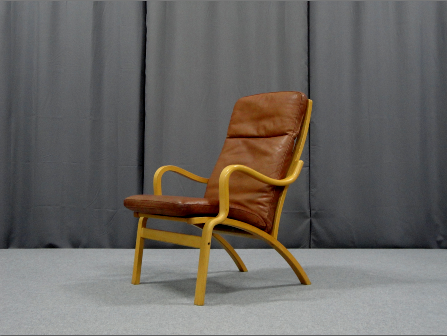 1970 leather armchair