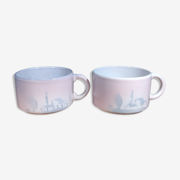 Duo de tasses Salins les bains